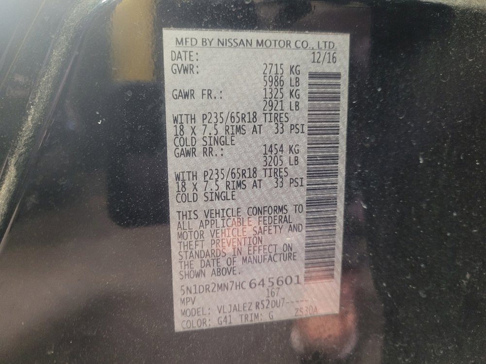 Used 2017 Nissan Pathfinder SV FWD image 33