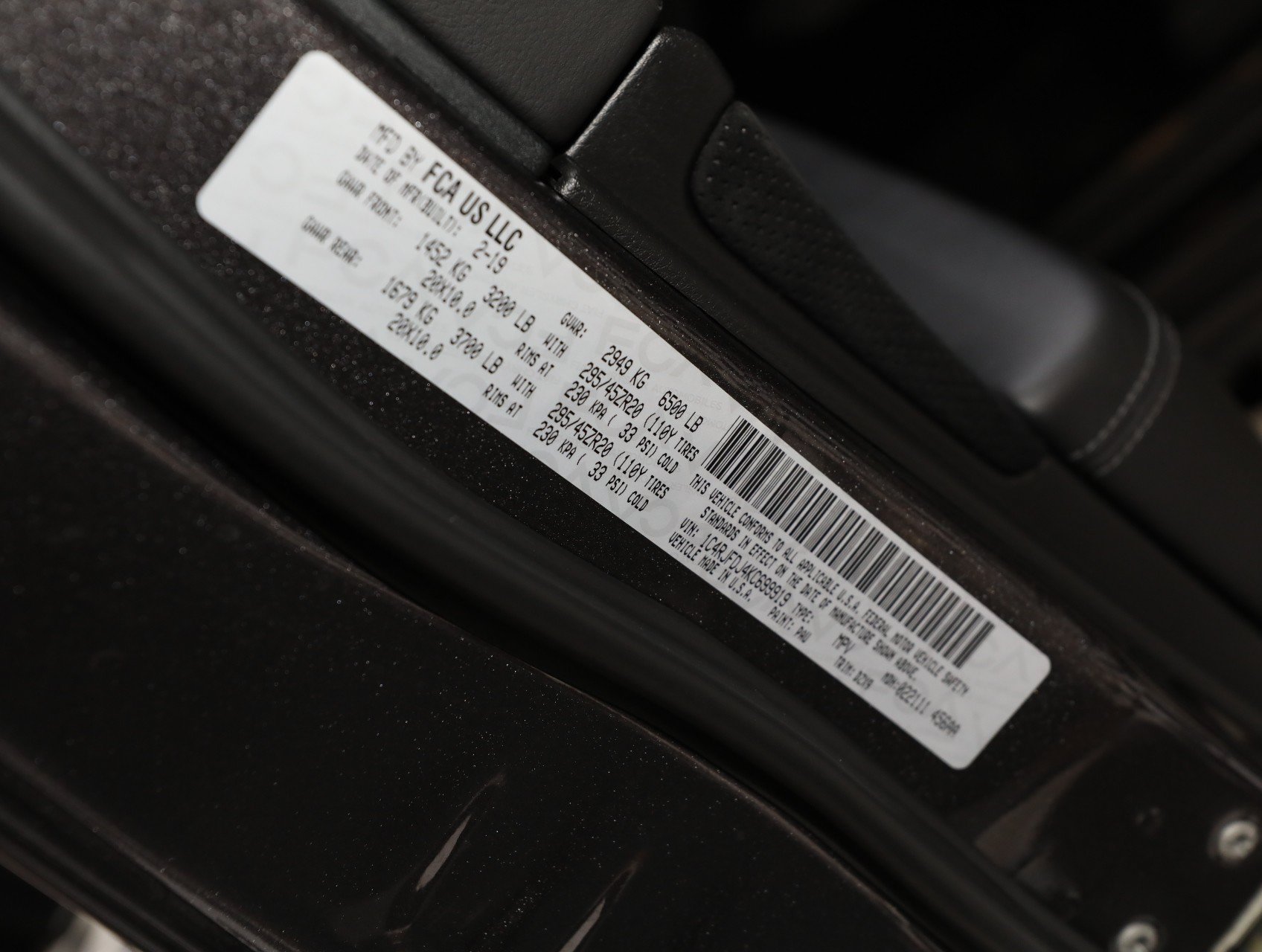 Used 2019 Jeep Grand Cherokee SRT AWD/4WD image 72