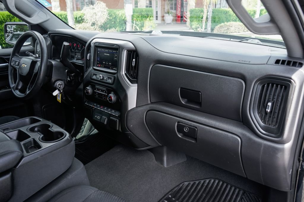 Used 2021 Chevrolet Silverado 1500 Custom w/ LPO, Blackout Package RWD image 32