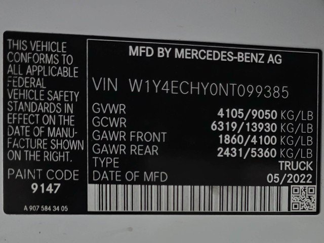 Used 2022 Mercedes-Benz Sprinter 2500 image 32