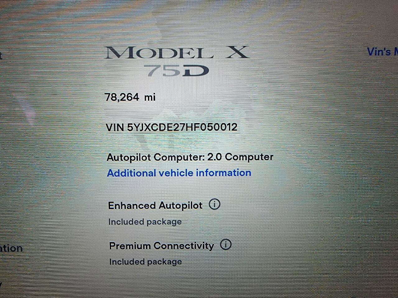 Used 2017 Tesla Model X 75D image 34