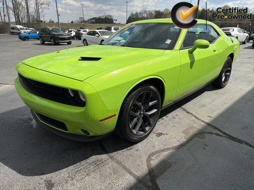 Certified 2023 Dodge Challenger SXT w/ Blacktop Package RWD image 3