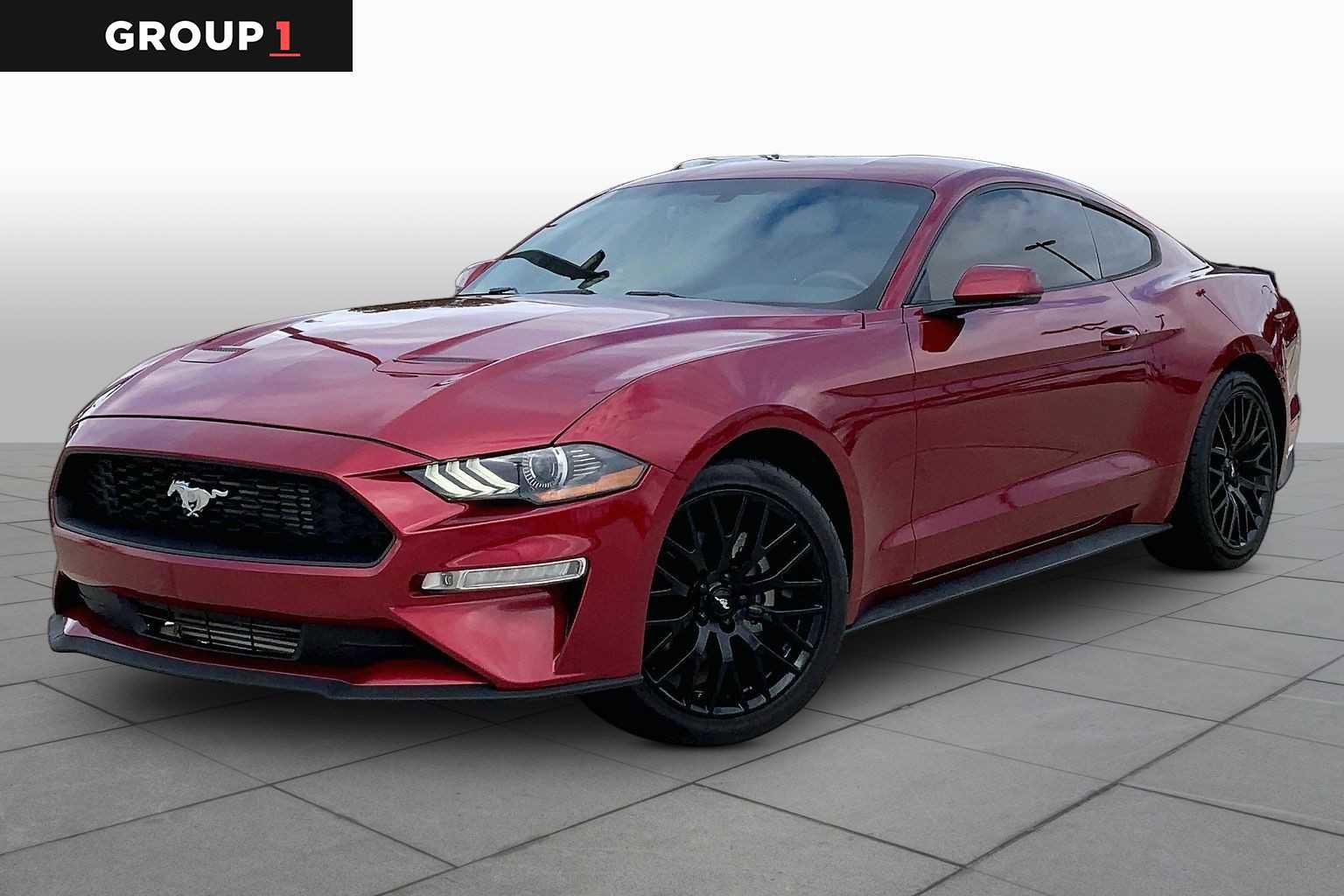 Used 2018 Ford Mustang Premium w/ Wheel & Stripe Package RWD image 1