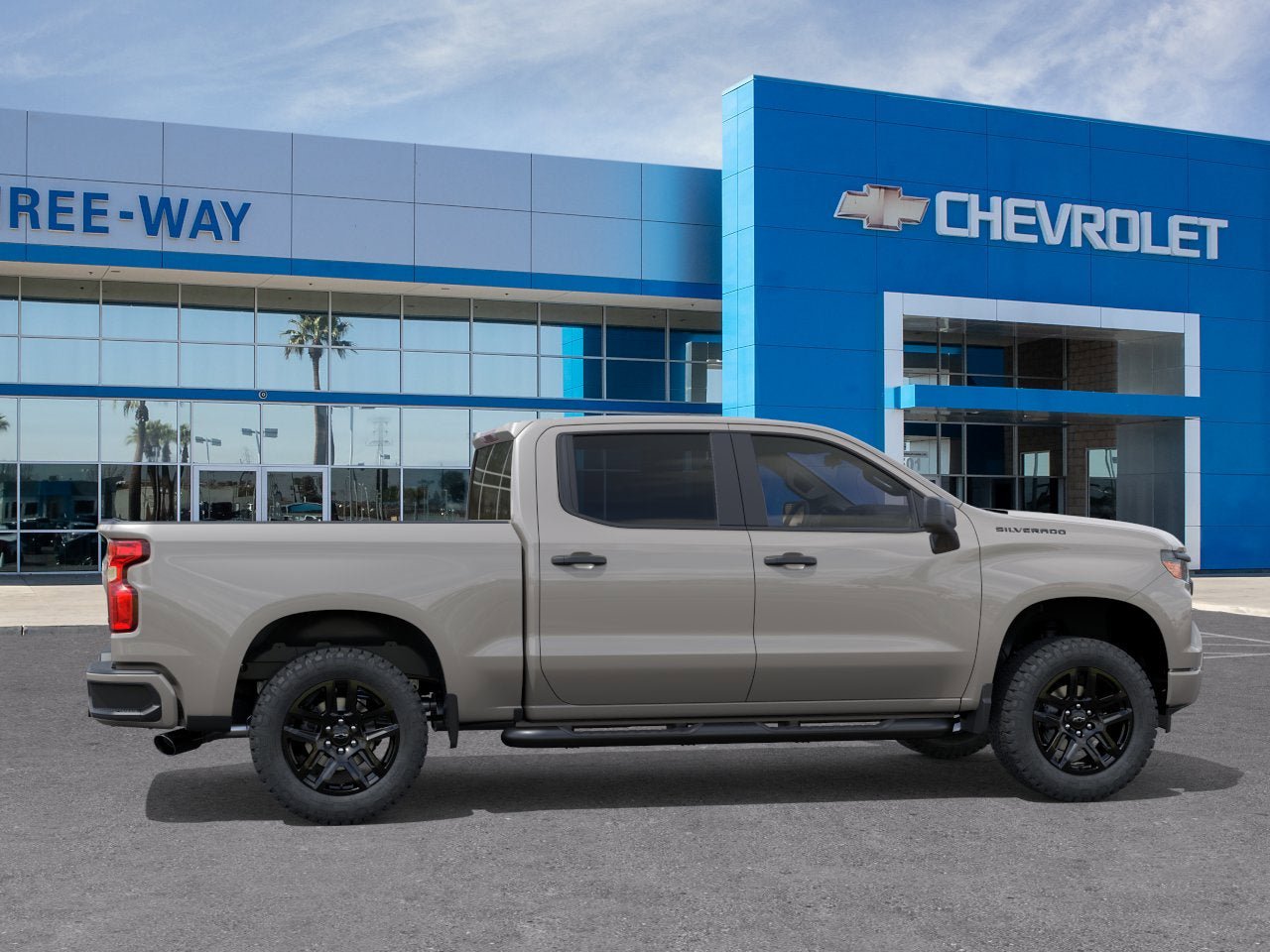 New 2026 Chevrolet Silverado 1500 Custom w/ Turbomax Blackout Package RWD image 5