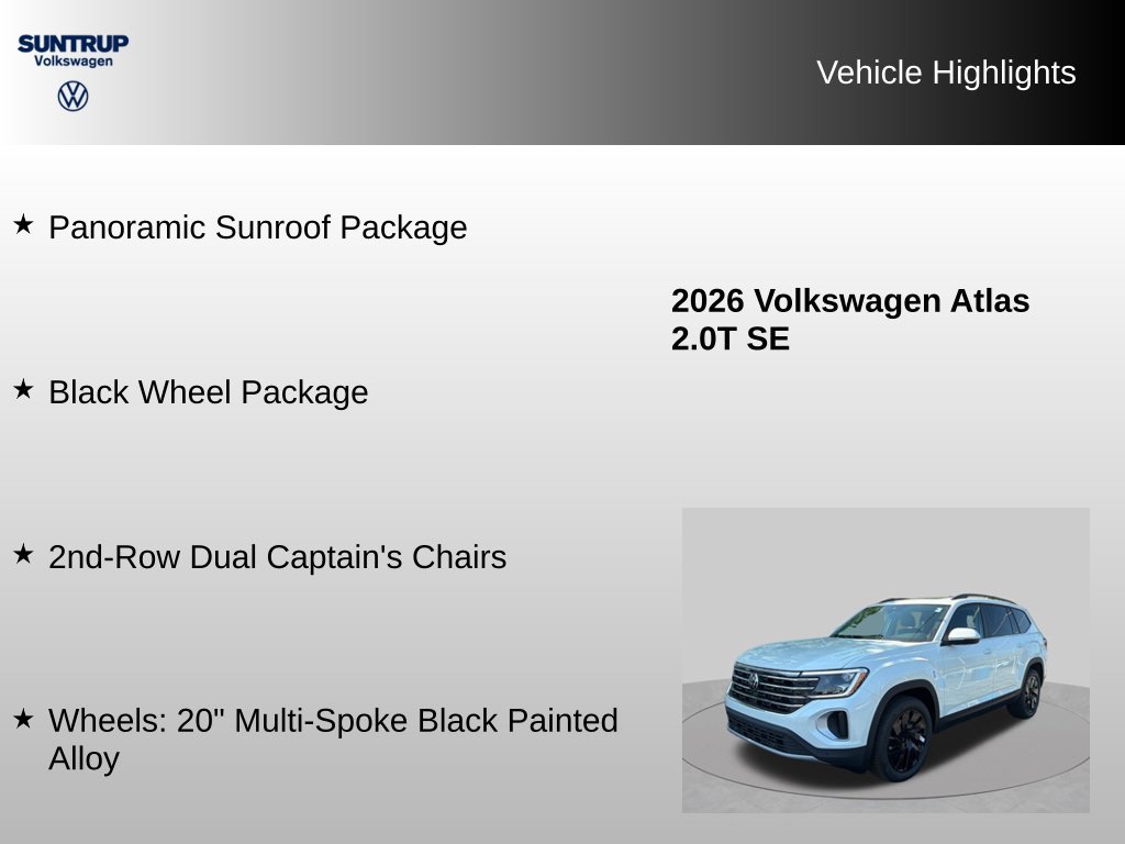 Used 2026 Volkswagen Atlas SE AWD/4WD image 7