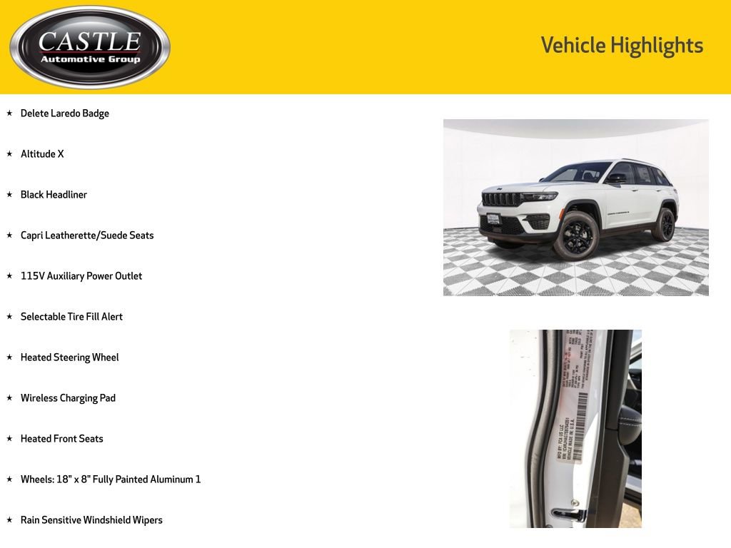 New 2025 Jeep Grand Cherokee Altitude image 6