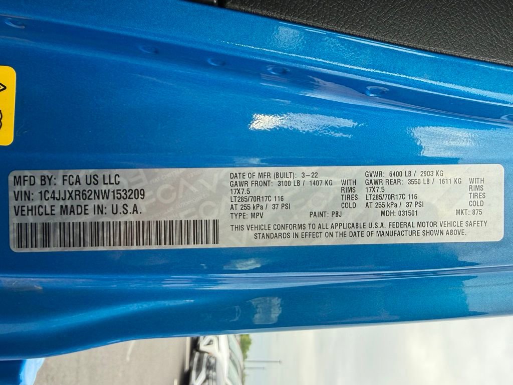 Used 2022 Jeep Wrangler Unlimited Rubicon 4xe w/ Cold Weather Group image 32