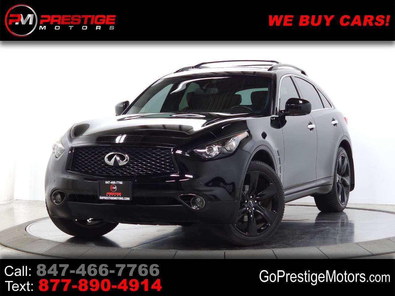 Used 2017 INFINITI QX70 AWD w/ Premium Package