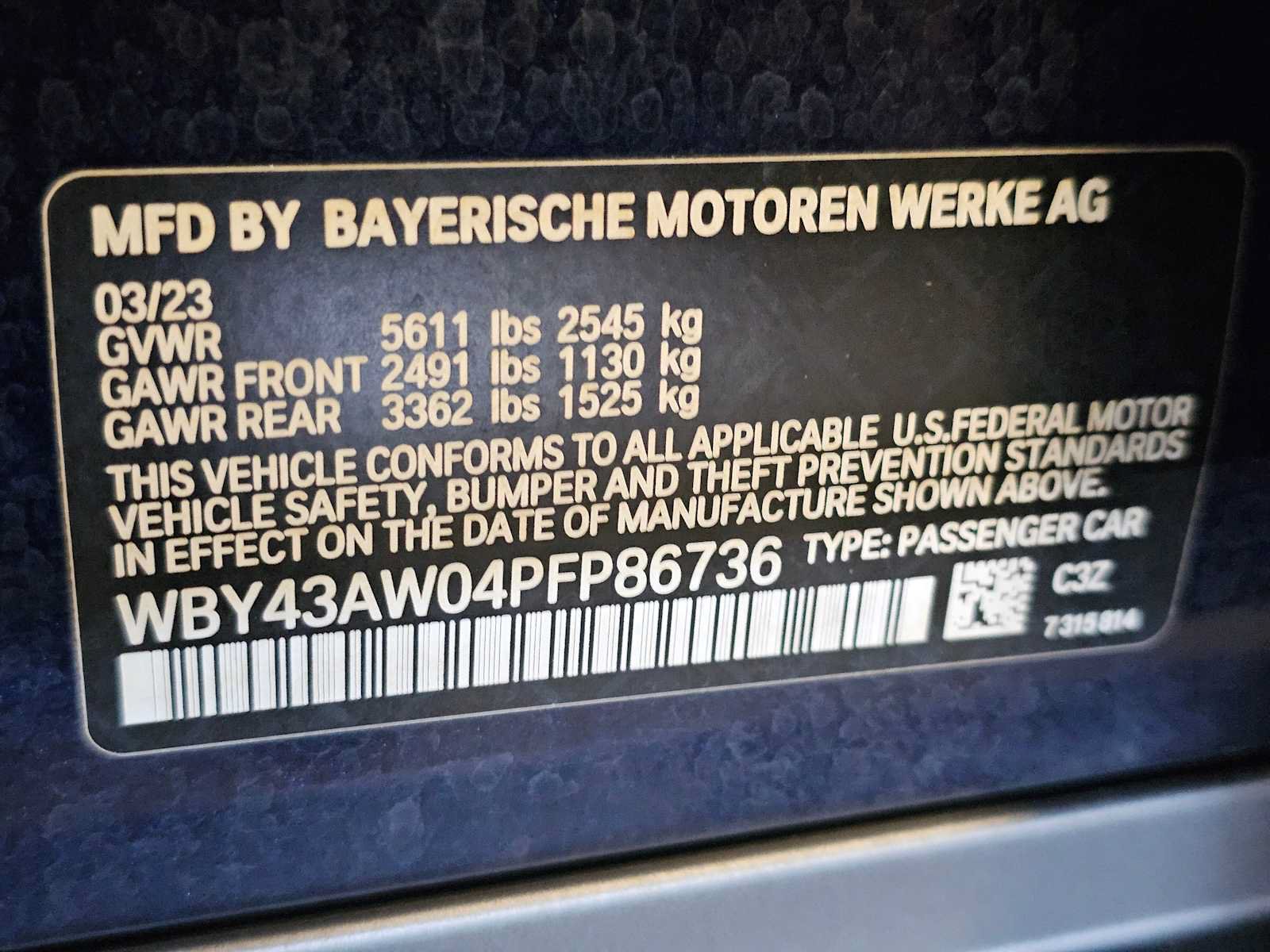 Certified 2023 BMW i4 eDrive35 w/ Premium Package RWD image 36
