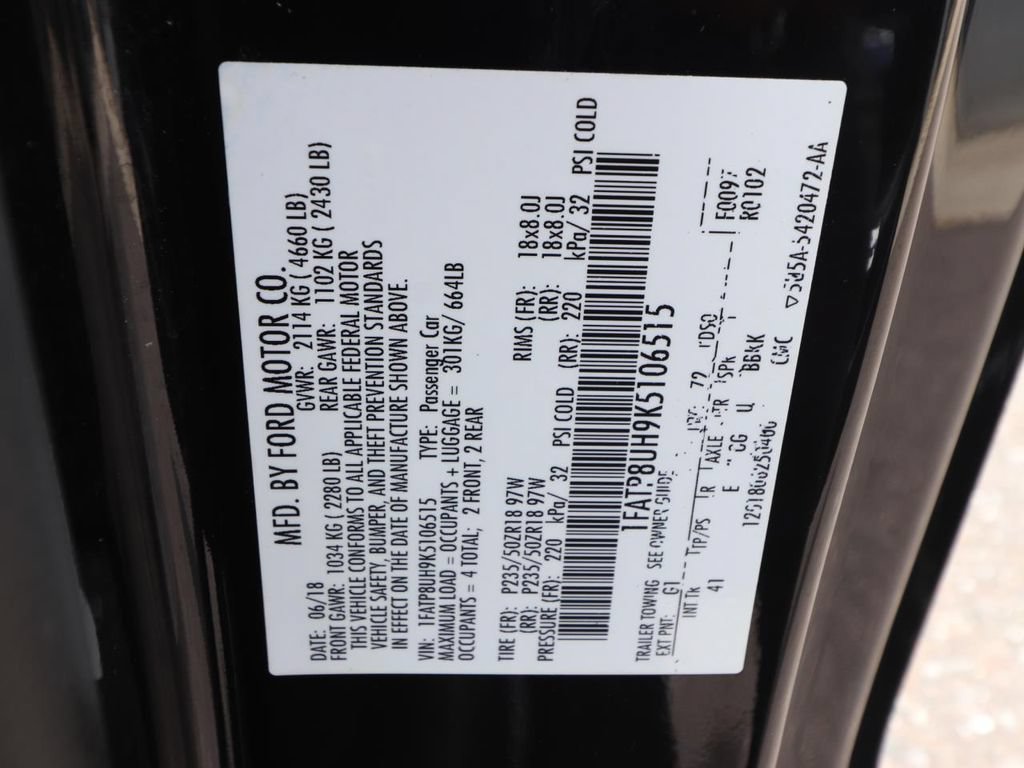 Certified 2019 Ford Mustang Premium RWD image 25