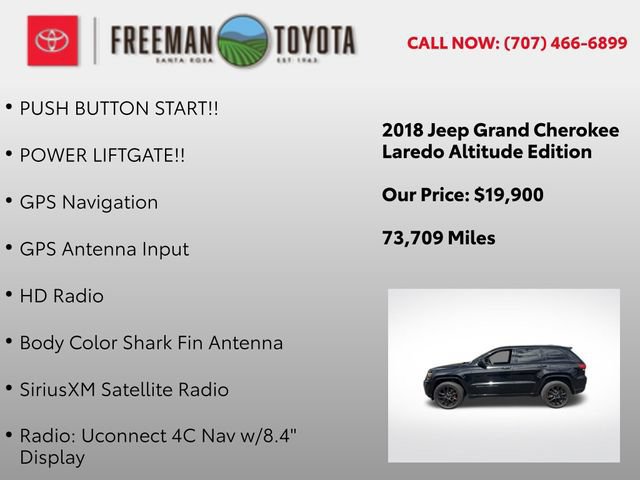 Used 2018 Jeep Grand Cherokee Altitude AWD/4WD image 13