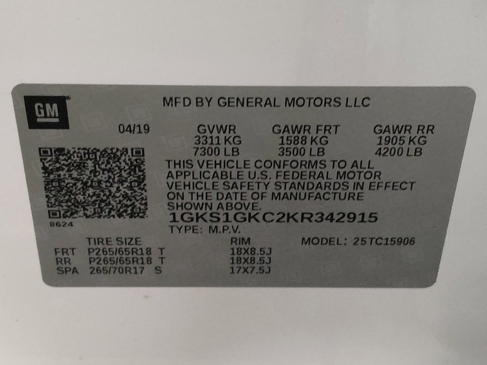Used 2019 GMC Yukon XL SLT w/ Open Road Package RWD image 33