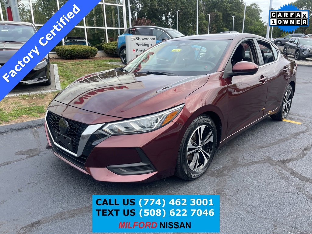 Certified 2022 Nissan Sentra SV video 1