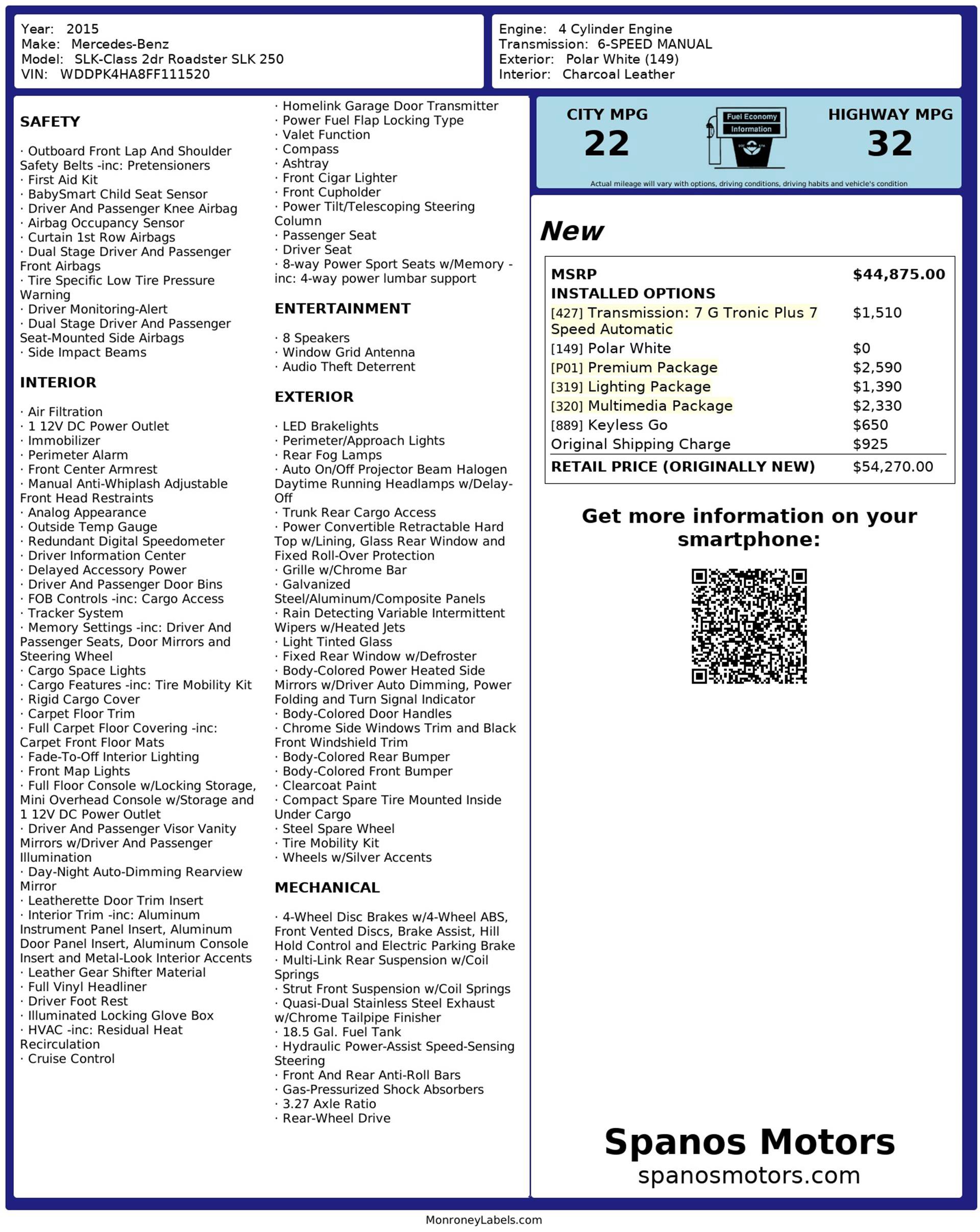 Used 2015 Mercedes-Benz SLK 250 image 3