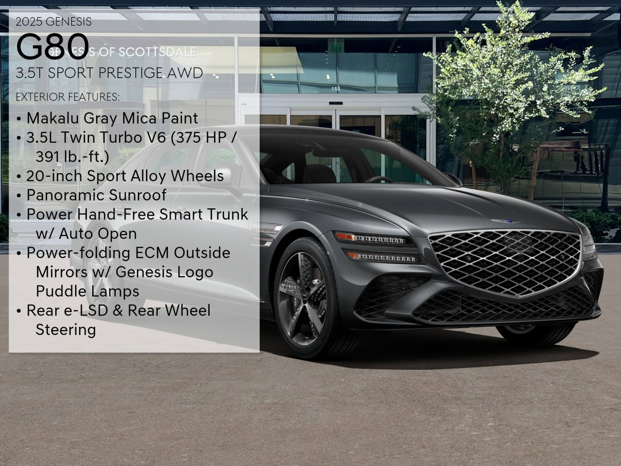 Used 2025 Genesis G80 3.5T Sport Prestige image 3