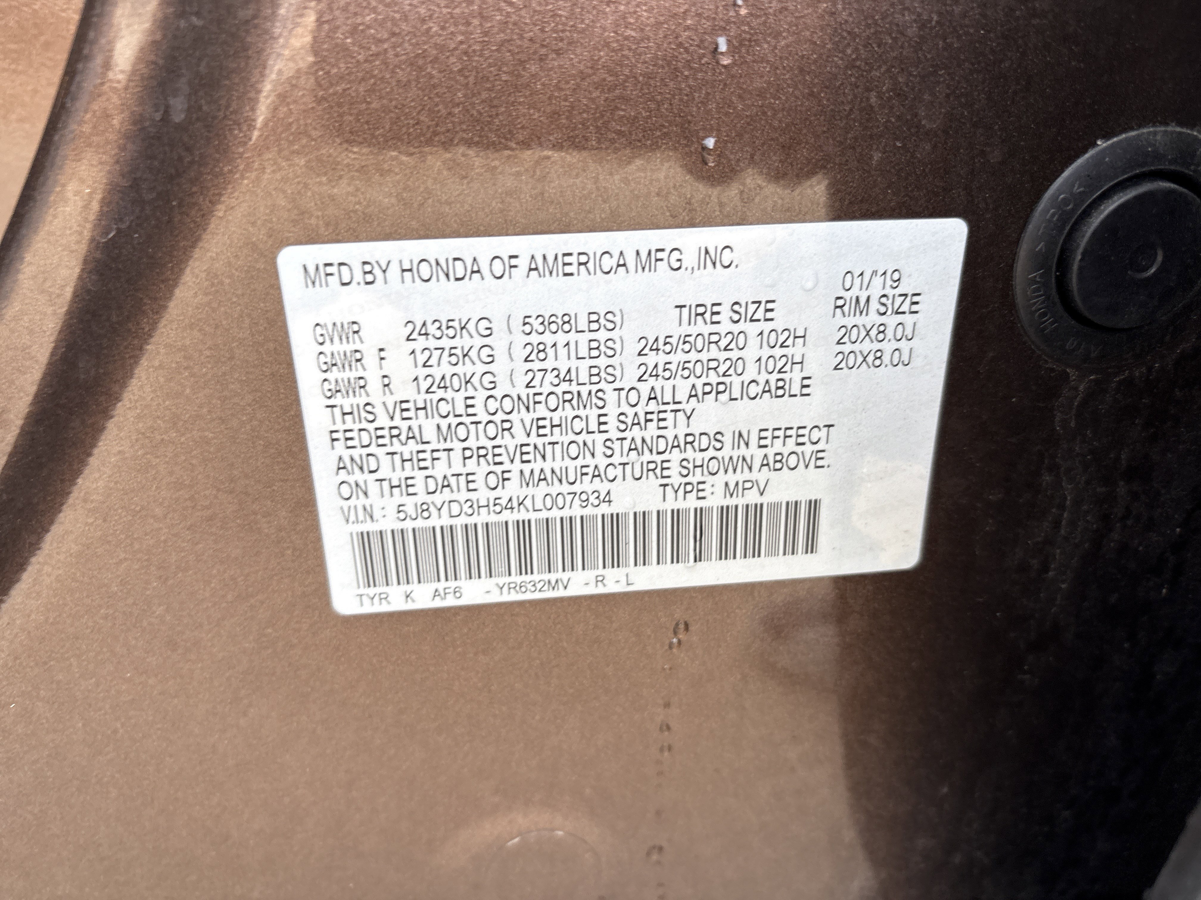 Used 2019 Acura MDX w/Technology Pkg image 35