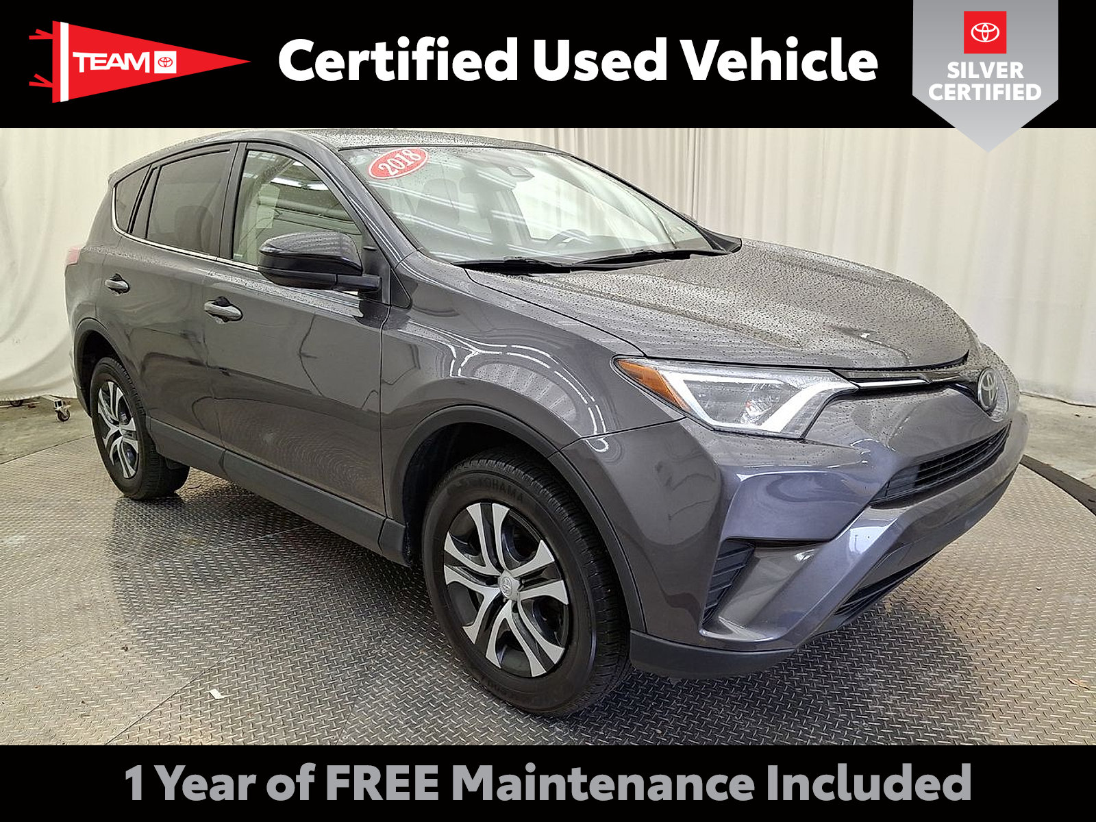 Used 2018 Toyota RAV4 LE w/ All Weather Liner Package AWD/4WD image 1