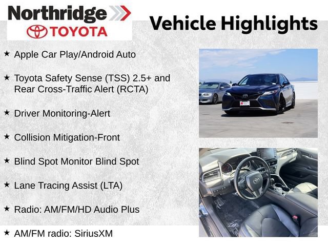 Used 2021 Toyota Camry XSE w/ Carpet Mat Package (TMS) FWD image 2