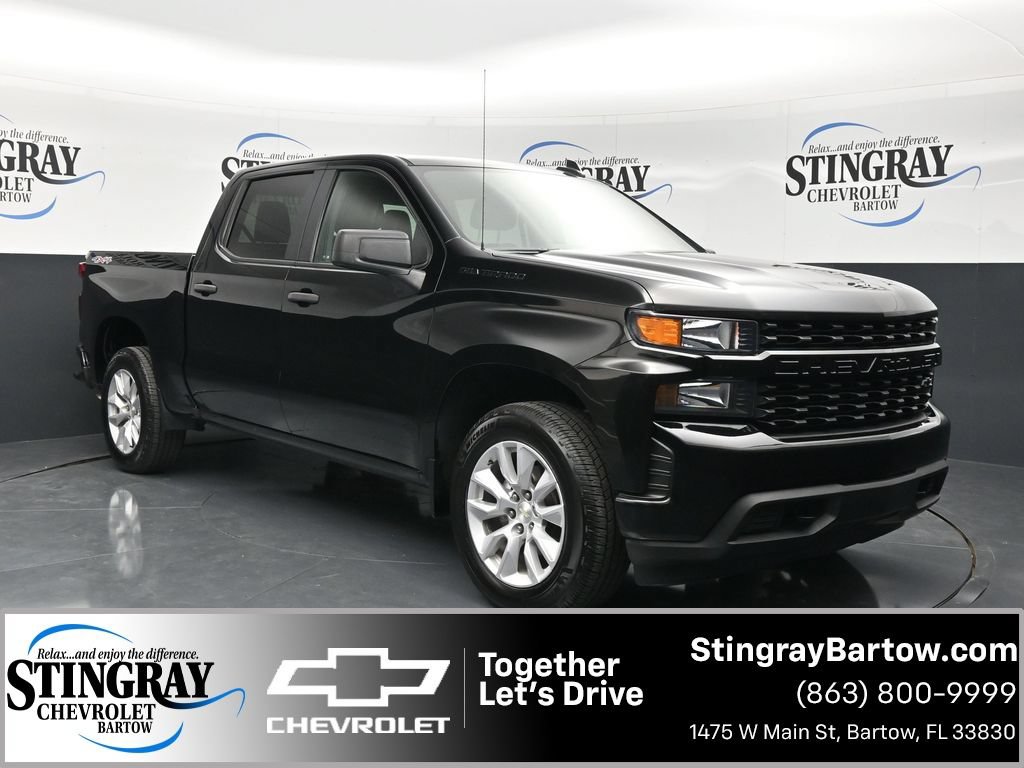 Certified 2022 Chevrolet Silverado 1500 Custom w/ LPO, Dark Essentials Package