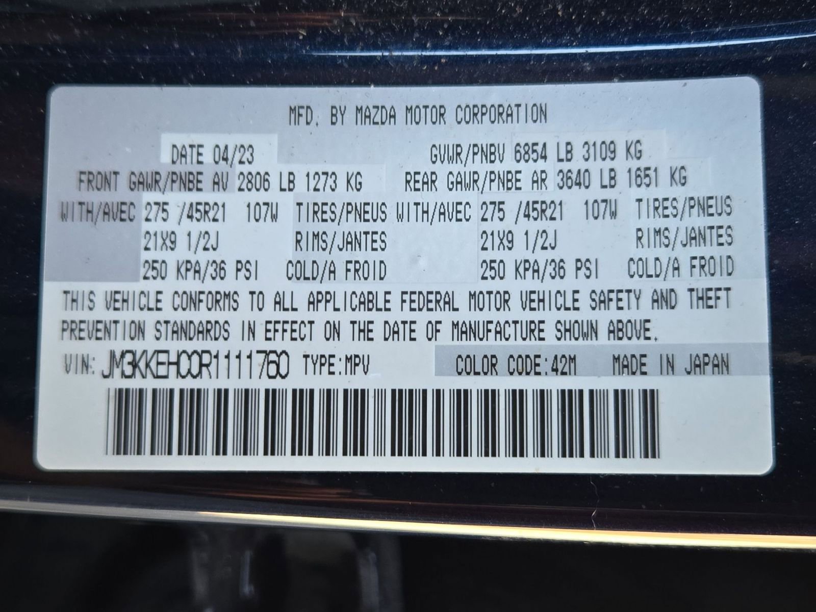 Used 2024 MAZDA CX-90 3.3 Turbo S w/ Premium Plus image 16