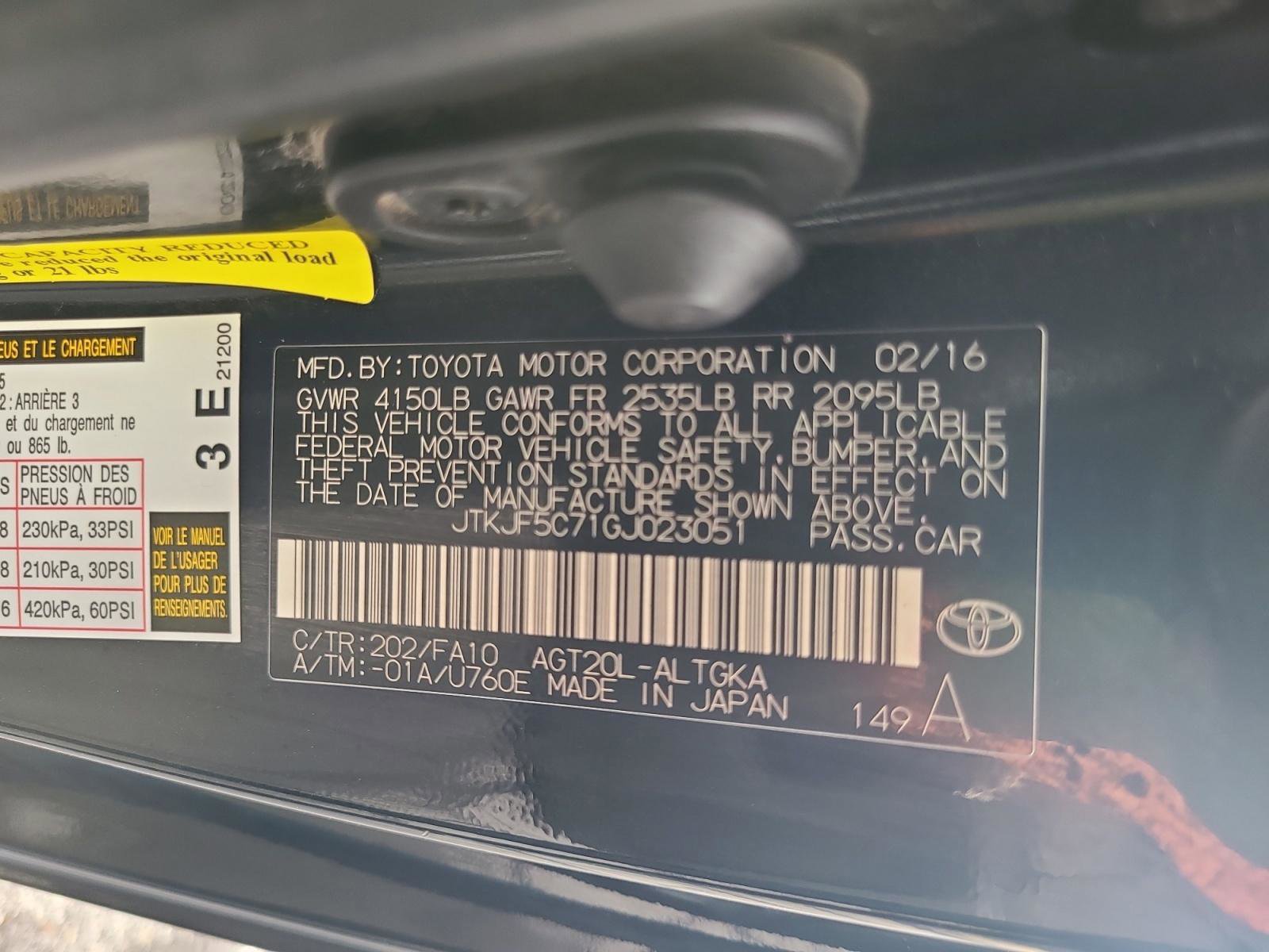 Used 2016 Scion tC FWD image 24