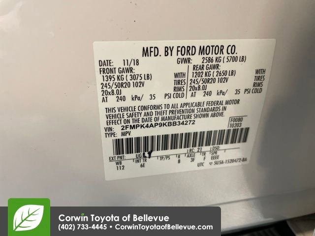 Used 2019 Ford Edge ST w/ Equipment Group 401A image 30