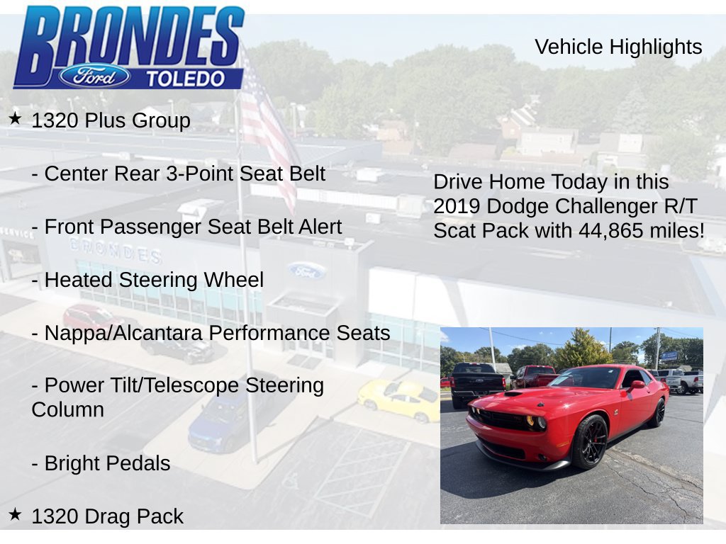 Used 2019 Dodge Challenger R/T Scat Pack w/ 1320 Drag Pack RWD image 12