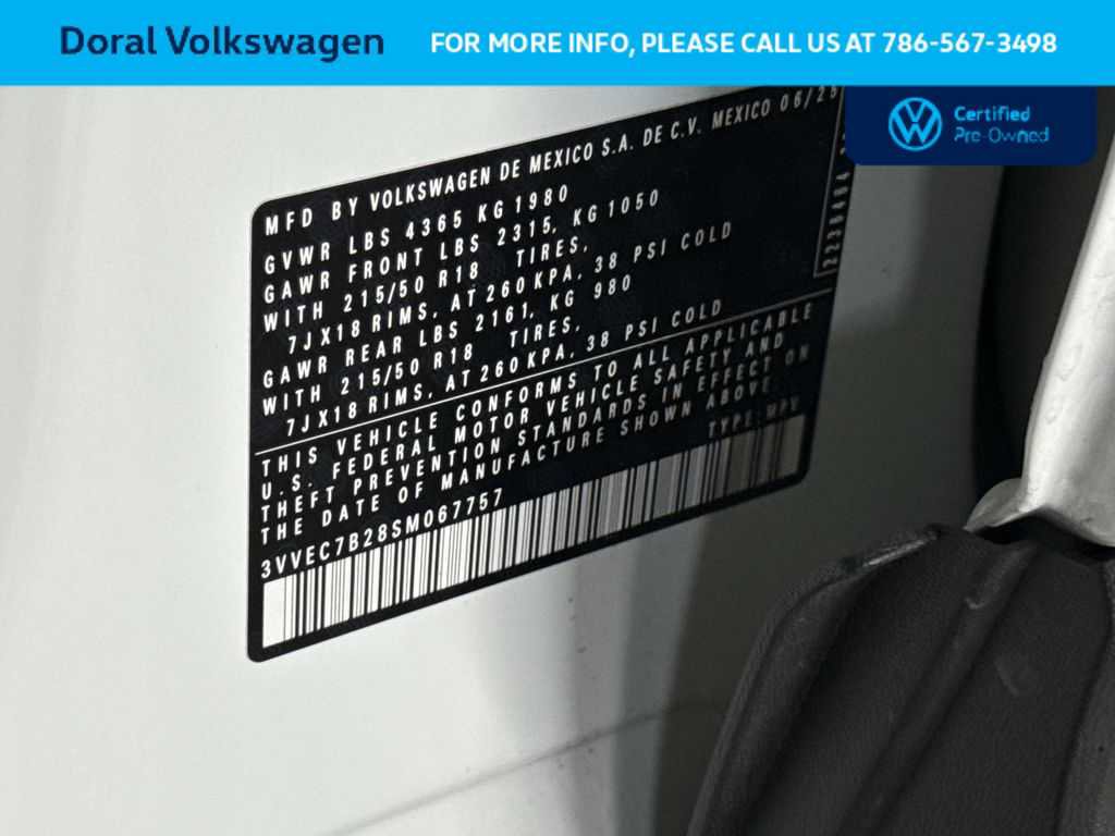Used 2025 Volkswagen Taos SE FWD image 29