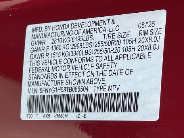 New 2026 Honda Pilot Black Edition image 29