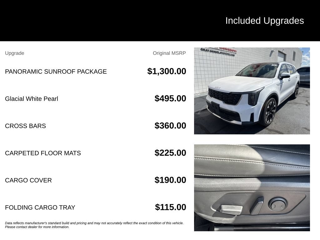 Used 2024 Kia Sorento EX w/ Panoramic Sunroof Package FWD image 7