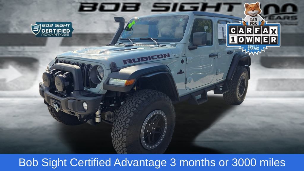 Used 2024 Jeep Wrangler Unlimited Rubicon w/ Technology Group image 1