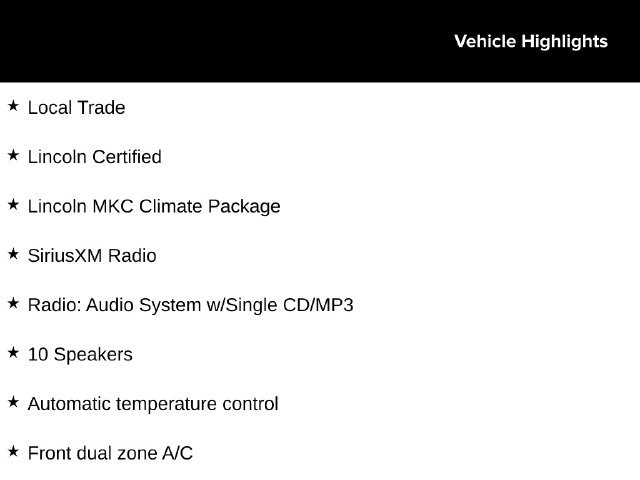 Used 2019 Lincoln MKC Select w/ MKC Climate Package AWD/4WD image 18