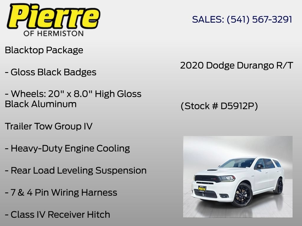Used 2020 Dodge Durango R/T w/ Technology Group AWD/4WD image 12