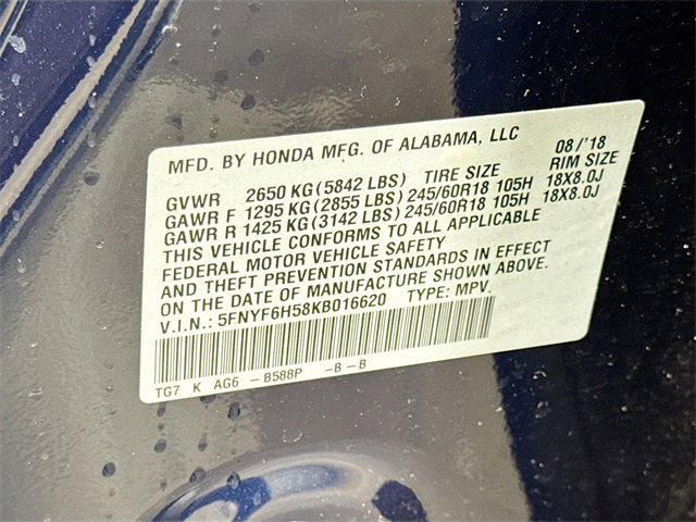 Used 2019 Honda Pilot EX-L image 34