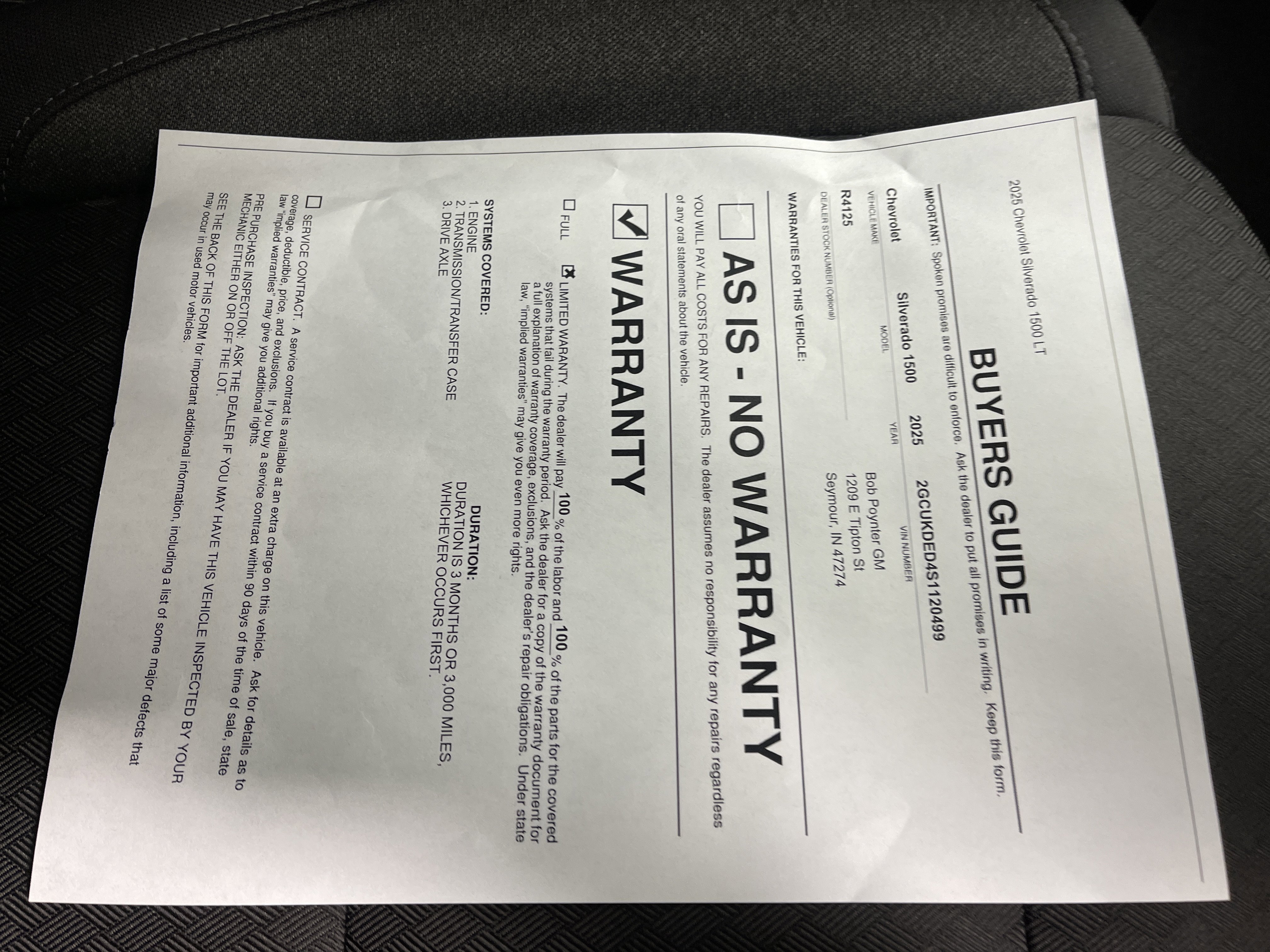 Used 2025 Chevrolet Silverado 1500 LT image 26