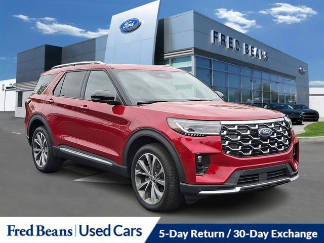 Certified 2025 Ford Explorer Platinum w/ Ultimate Package AWD/4WD image 1