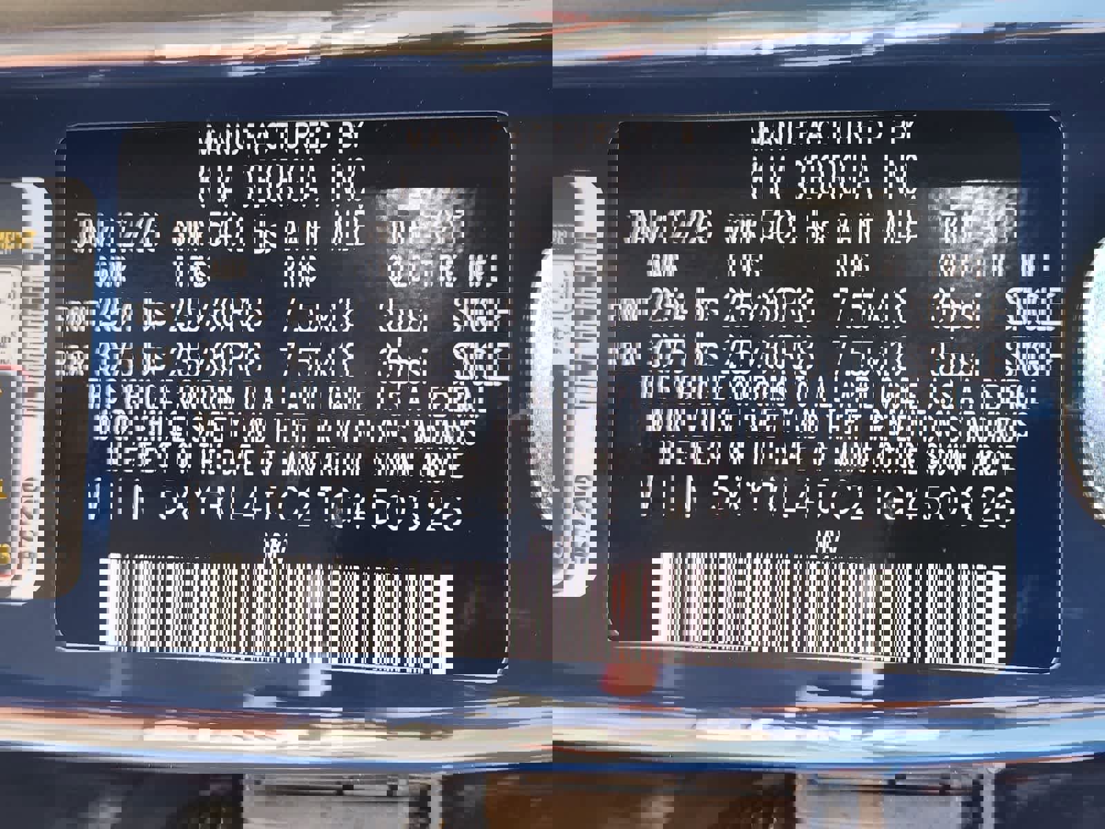 New 2026 Kia Sorento S FWD image 26