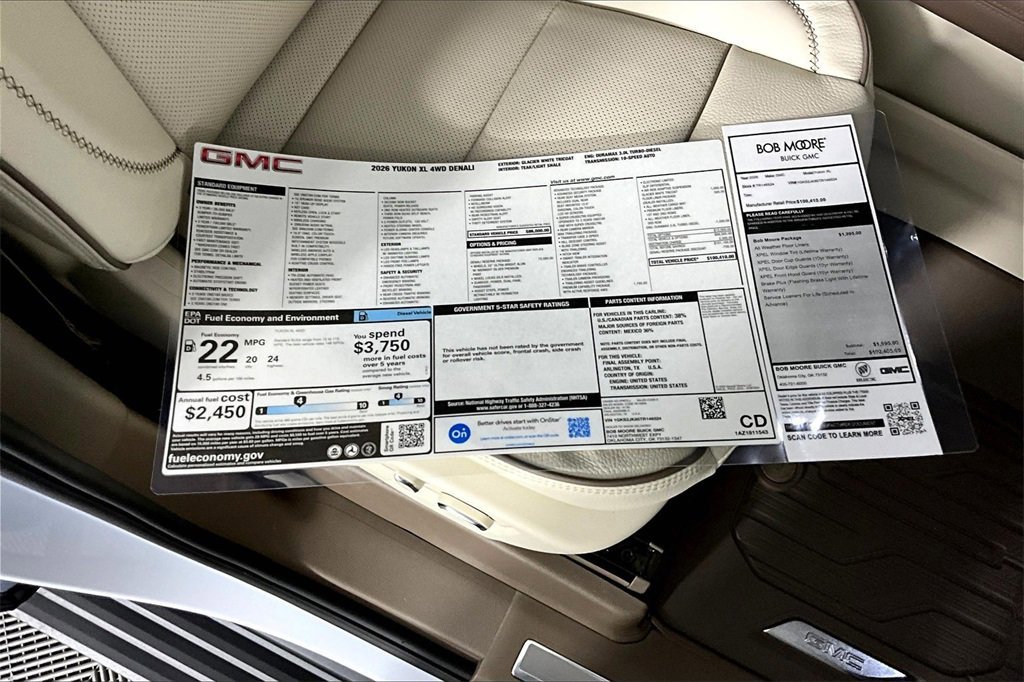 New 2026 GMC Yukon XL Denali w/ Denali Reserve Package image 14