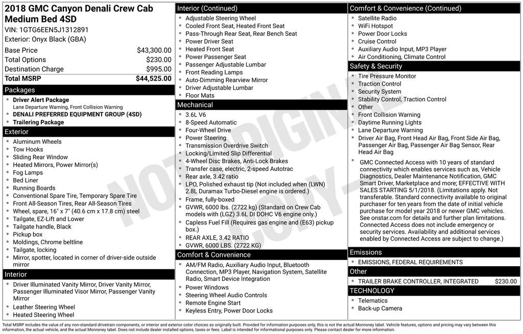 Used 2018 GMC Canyon Denali image 36