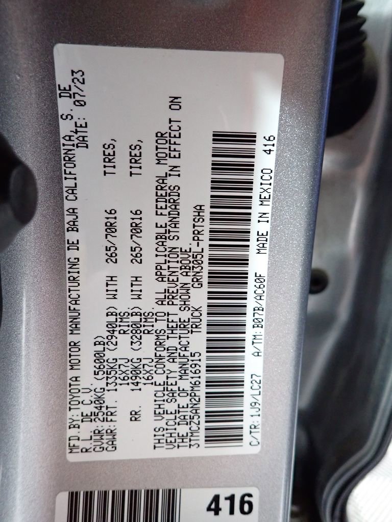 Used 2023 Toyota Tacoma TRD Off-Road w/ TRD Premium Off Road Package image 40