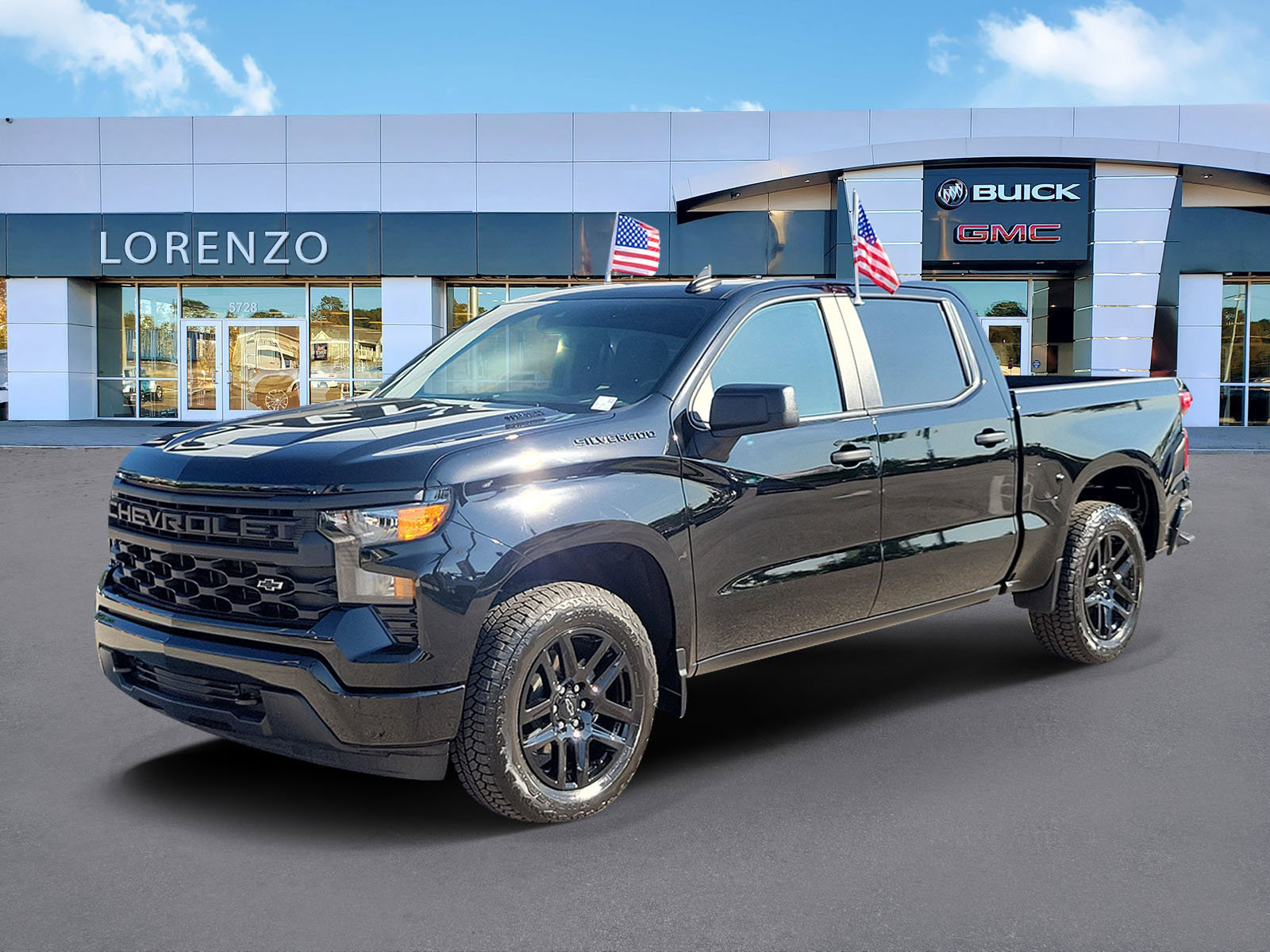 Used 2026 Chevrolet Silverado 1500 Custom w/ Turbomax Blackout Package RWD image 1