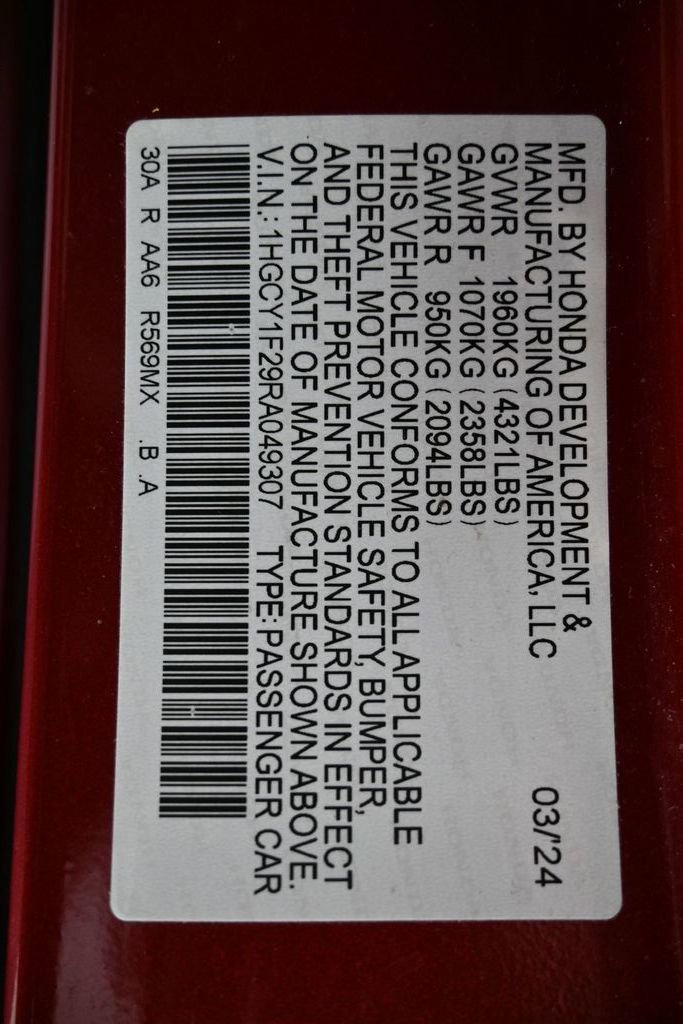 Used 2024 Honda Accord LX image 37