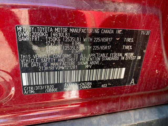 Used 2021 Toyota RAV4 LE w/ Carpet Mat Package (TMS) FWD image 17
