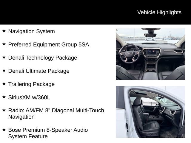 Certified 2023 GMC Acadia Denali w/ Denali Ultimate Package image 13