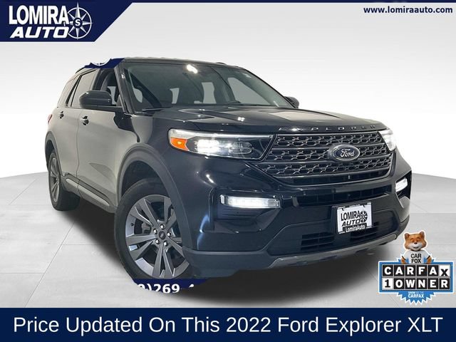 Used 2022 Ford Explorer XLT w/ XLT Sport Appearance Package AWD/4WD 360° Tour