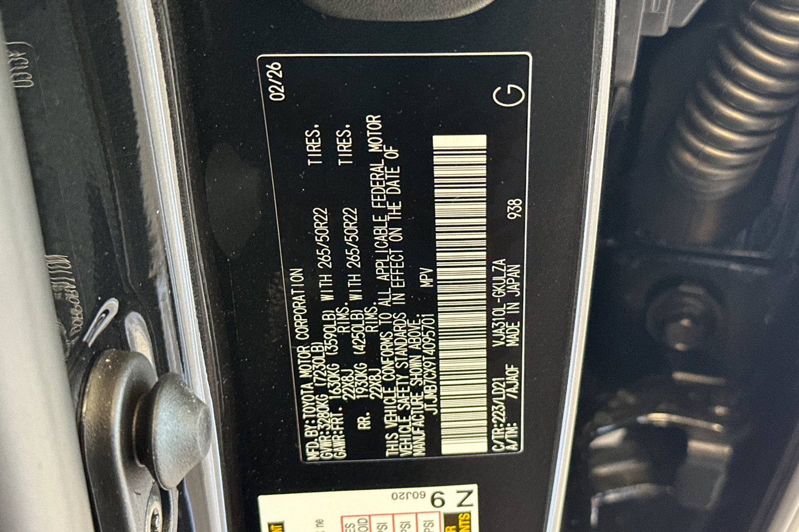 New 2026 Lexus LX 600 F Sport image 27