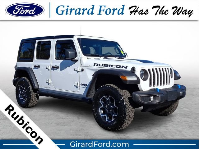 Used 2022 Jeep Wrangler Unlimited Rubicon 4xe w/ Cold Weather Group image 1