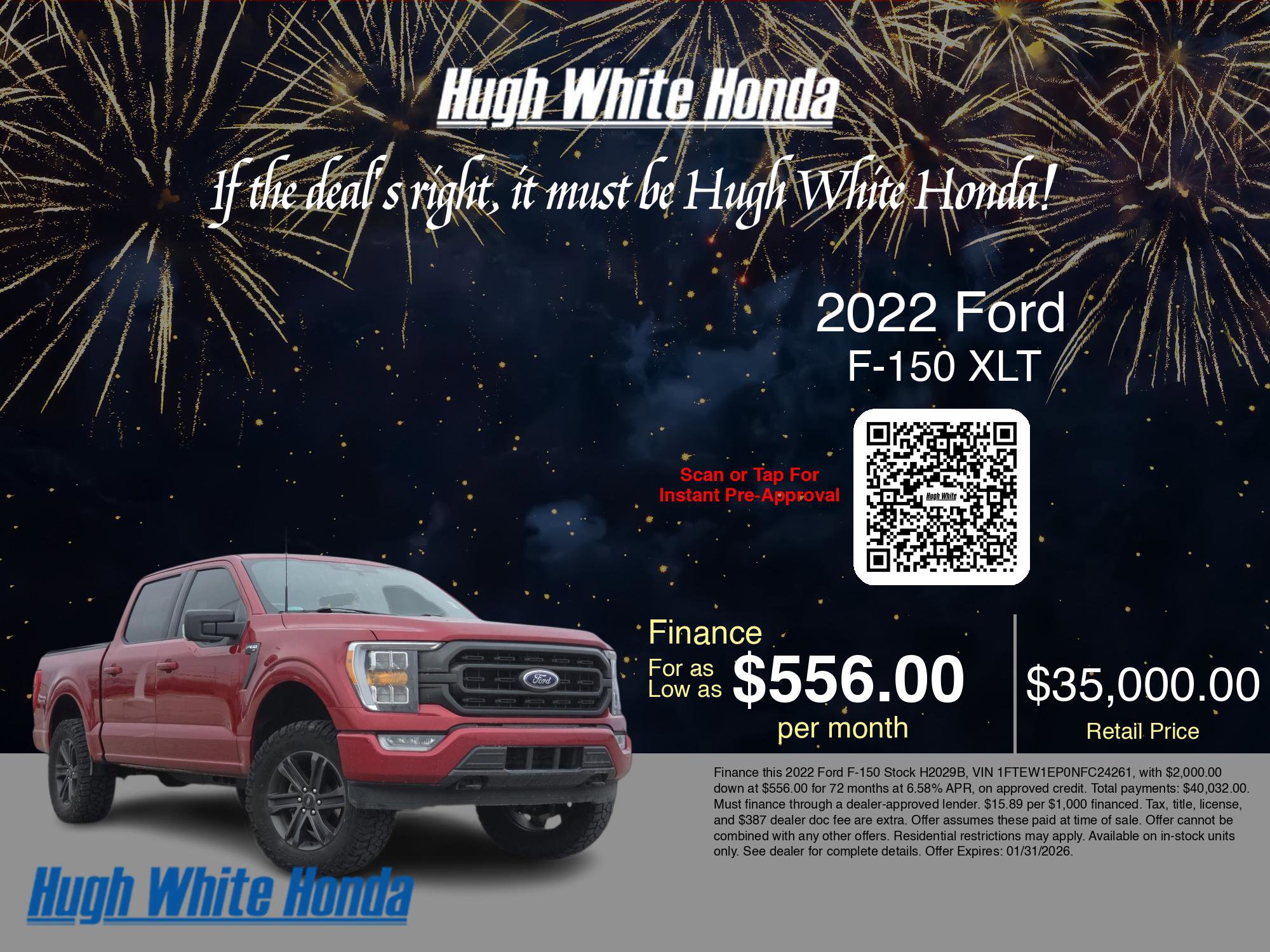 Used 2022 Ford F150 XLT w/ Equipment Group 302A High image 3