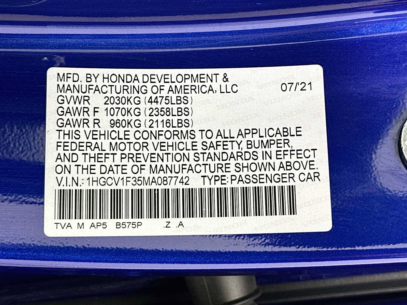 Used 2021 Honda Accord Sport image 28