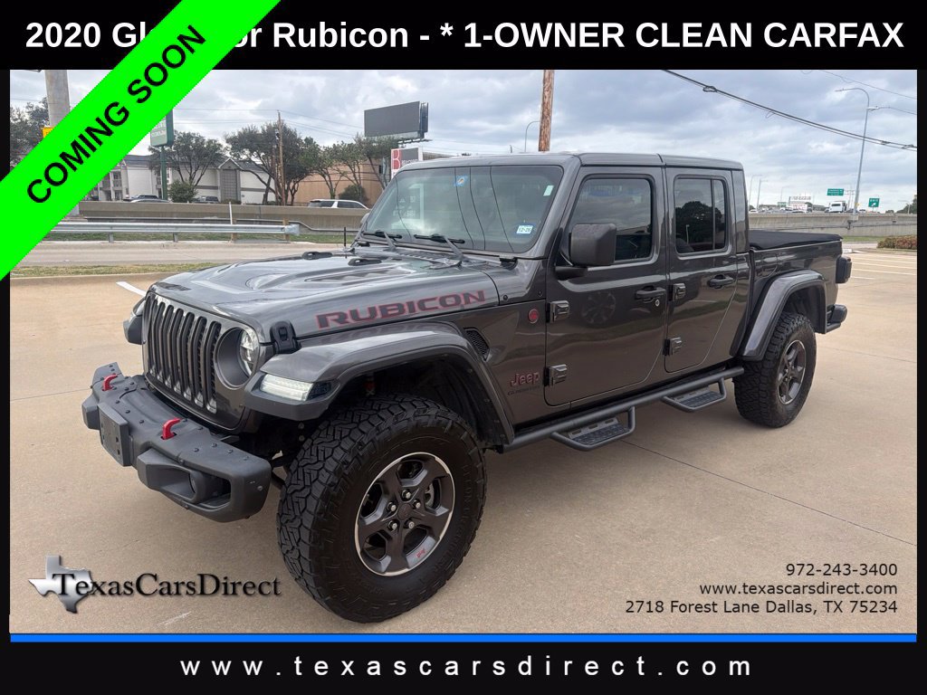 Used 2020 Jeep Gladiator Rubicon AWD/4WD image 1
